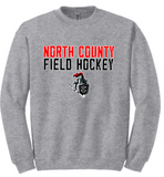 NCHS Field Hockey - Official Crew Neck Sweatshirt (White, Grey, Black, Red or Pink) - ALL Sizes