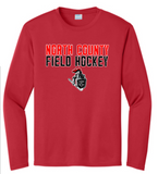 NCHS Field Hockey - Official Long Sleeve Performance Shirt (Black, White, Grey, Pink or Red)