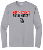 NCHS Field Hockey - Official Long Sleeve Performance Shirt (Black, White, Grey, Pink or Red)