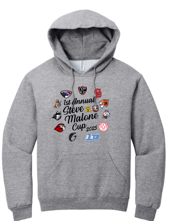 2025 Steve Malone Cup - Grey Hoodie (PREORDERS ONLY)