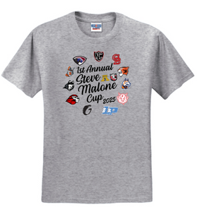 2025 Steve Malone Cup - Grey Cotton/Poly Short Sleeve Shirt
