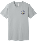 NAAC - Letter White Bella Canvas Short Sleeve Shirt (White, Grey or Light Blue) (Youth or Adult)