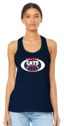 CATS Swim - Official Ladies Racer Back Tank Tops (Navy Blue or Grey)