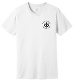 NAAC - Letter White Bella Canvas Short Sleeve Shirt (White, Grey or Light Blue) (Youth or Adult)