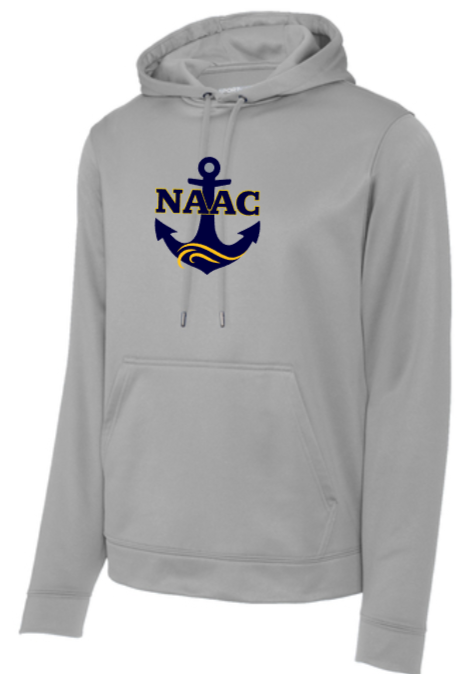 NAAC - Grey Performance Hoodie Sweatshirt (Youth or Adult)