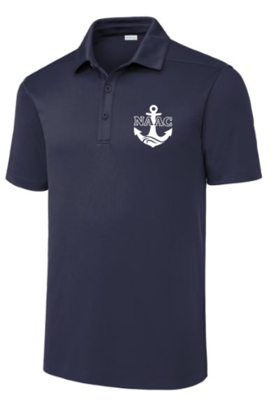 NAAC - Letter Navy Blue Performance Polo (Unisex or Lady Cut)