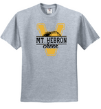 MTH CHEER - V Short Sleeve T Shirt (White or Grey)