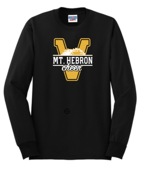 MTH CHEER - Black V Long Sleeve Shirt