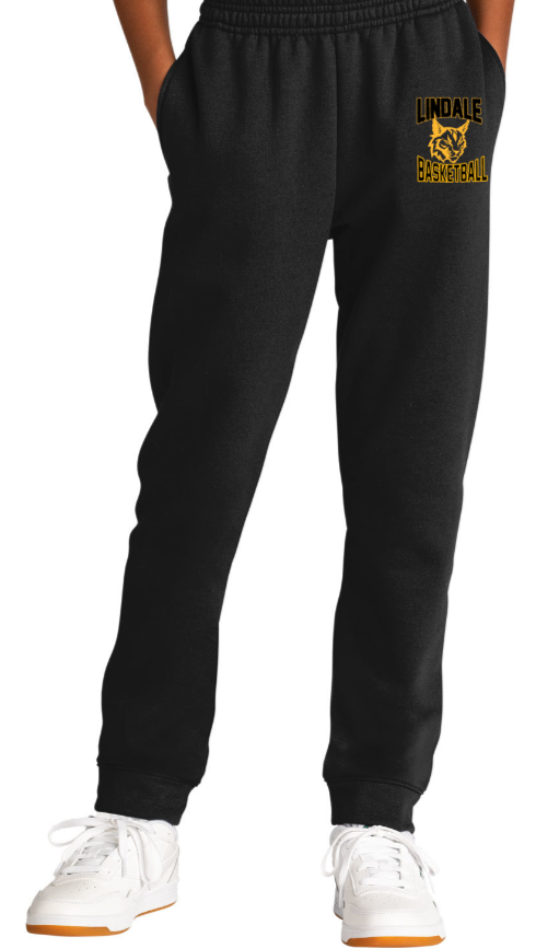 Lindale Lynx - BASKETBALL- Jogger Sweatpants (Black)