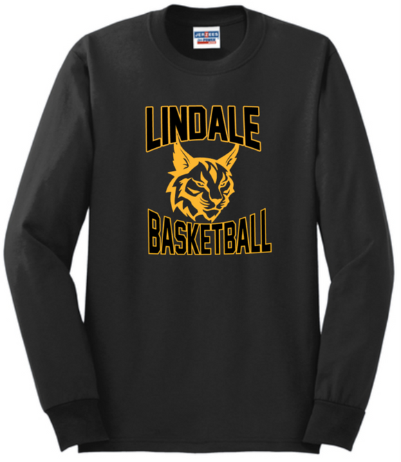 Lindale Lynx - BASKETBALL - Long Sleeve Shirt (Black)