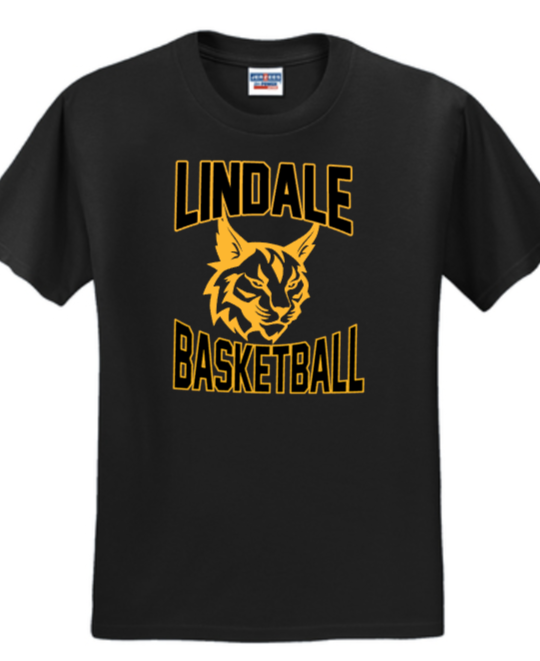 Lindale Lynx - BASKETBALL - Short Sleeve Shirt (Black)