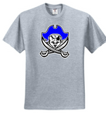 BUCS HOCO - Bucs Head Short Sleeve Shirt (Grey or Black)