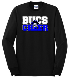 BUCS HOCO - CHEER Long Sleeve (Black or Grey)