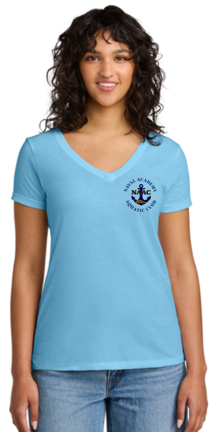 NAAC - Light Blue Women’s Ideal V-Neck Tee