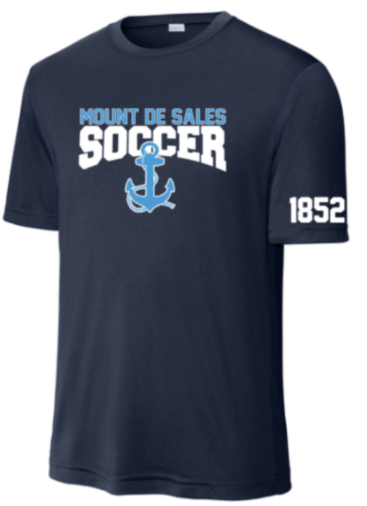 MDSA Soccer - Classic Navy Performance Short Sleeve Shirt