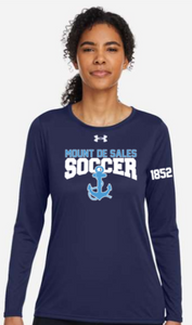MDSA Soccer - Classic Navy Lady Under Armour Long Sleeve T Shirt