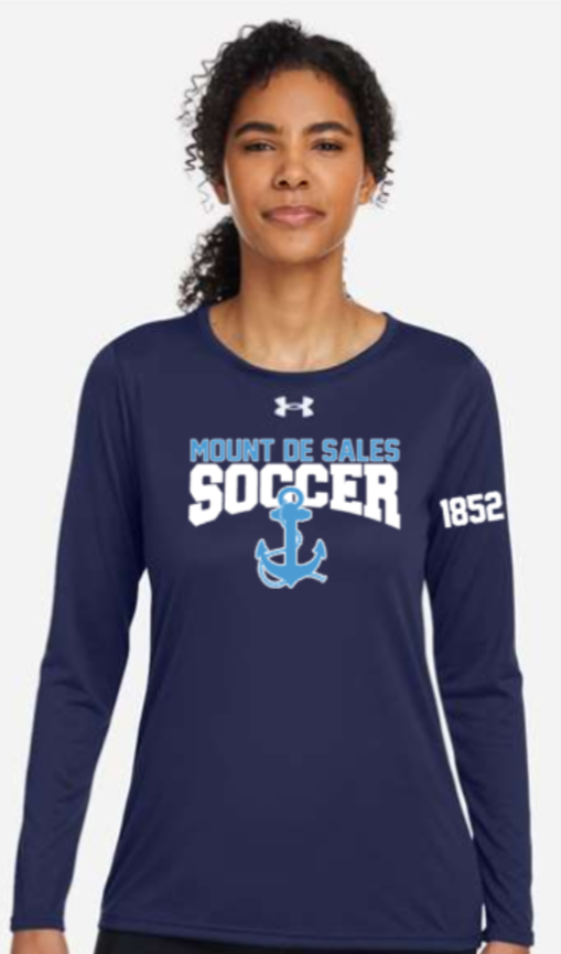 MDSA Soccer - Classic Navy Lady Under Armour Long Sleeve T Shirt