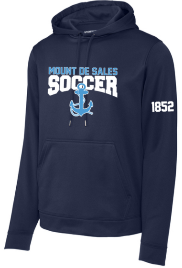 MDSA Soccer - Classic Navy Performance Hoodie Sweatshirt