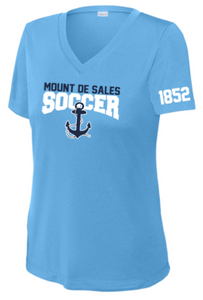 MDSA Soccer - Classic Carolina Lady Cut VNeck Performance Short Sleeve Shirt