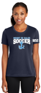 MDSA Soccer - Classic Navy Lady Performance Short Sleeve