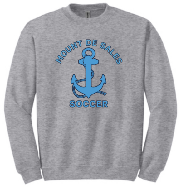 MDSA Soccer - Crewneck Sweatshirt (White or Grey)