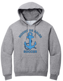 MDSA Soccer - Anchor - Hoodie Sweatshirt (White or Grey)