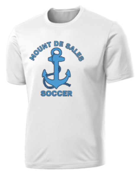MDSA Soccer - Anchor - Performance Short Sleeve Shirt (White or Grey)