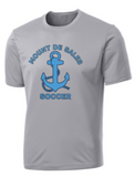 MDSA Soccer - Anchor - Performance Short Sleeve Shirt (White or Grey)