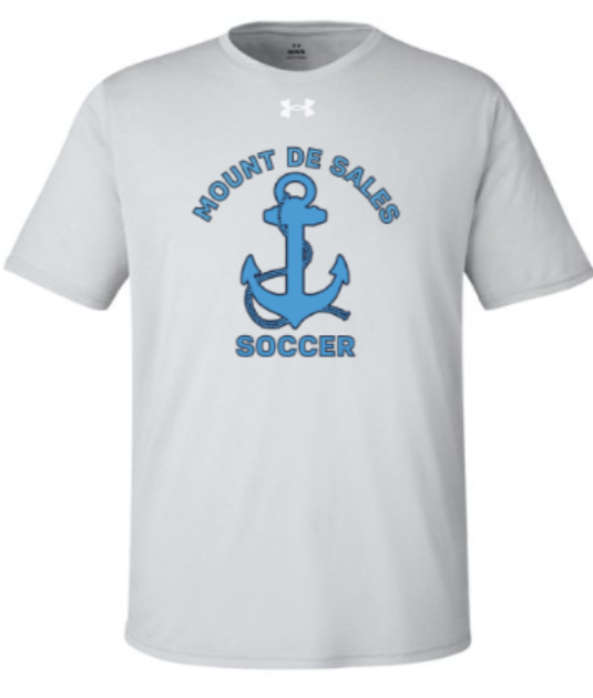 MDSA Soccer - Anchor - Under Armour Short Sleeve T Shirt (Whte or Grey)