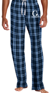 Grace Academy - Navy Blue and Carolina PJ Pants (Youth or Adult Sizes)