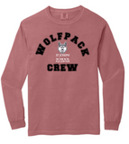 St. Joseph - Wolfpack Arch Comfort Colors - Long Sleeve Shirt (White, Black , Grey, Brick or Yellow) (Adults)