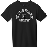 St. Joseph - Wolfpack with Cross District Short Sleeve Shirt (Black, White, Smoke, Yellow or Heather Maroon) (Youth and Adult)