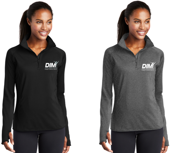 DIM - 1/4 Zip (Black or Charcoal) (Men's or Lady)
