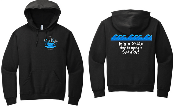 2025 1st Splash - Black Hoodie Sweatshirt