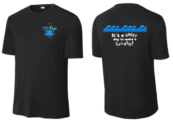2025 1st Splash - Black Performance Short Sleeve Shirt