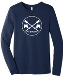 Plum Creek Stables - Long Sleeve T Shirt (Cream or Navy Blue)