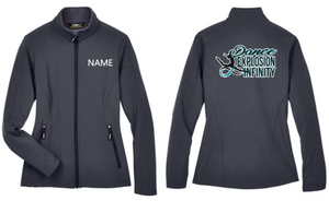 Dance Explosion Infinity - Women's Cruise Two-Layer Fleece Bonded Soft Shell Jacket (Carbon)
