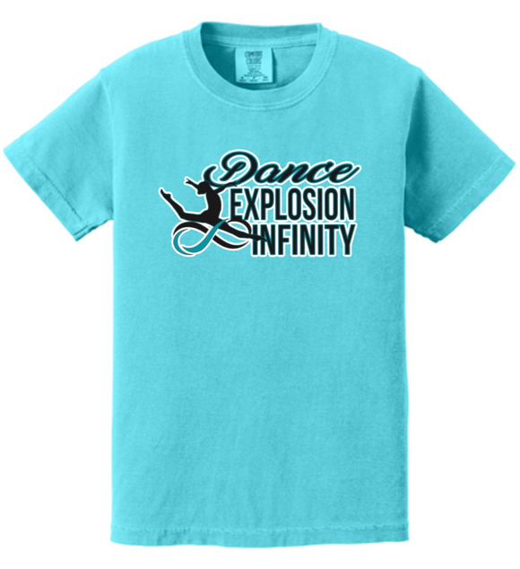 Dance Explosion Infinity - Teal Comfort Colors Short Sleeve