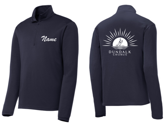 Dundalk Chorus - 1/4 Zip Pullover (Navy Blue)