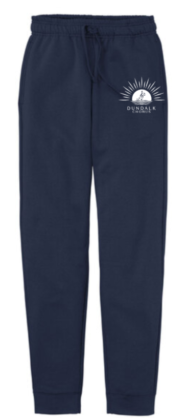 Dundalk Chorus - Sweatpants (Joggers or Open Bottom) (Navy Blue)