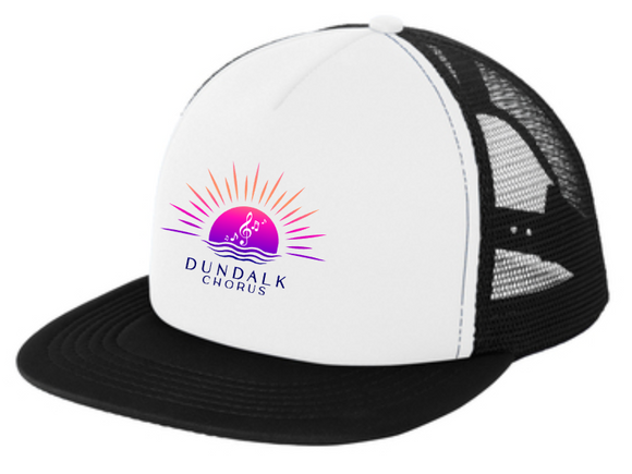 Dundalk Chorus - District Flat Bill Snapback Trucker Cap (Printed) (White)