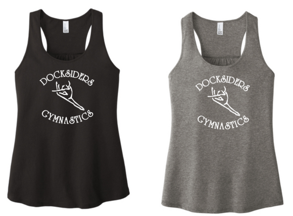 Docksiders - District Racerback Tank Top (Black or Grey)