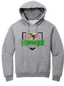 Green Hornets Travel Baseball - Official Hoodie Sweatshirt (Grey, Forest Green or White)