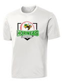 Green Hornets Travel Baseball - Official Performance Short Sleeve T Shirt (Forest Green, White or Silver)