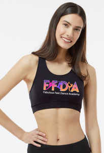 FFDA - Purple / Orange Gradient Sports Bra