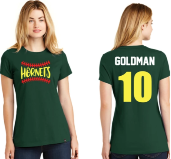 Green Hornets Travel Baseball - Hornet Mom Short Sleeve T Shirt (Forest Green)