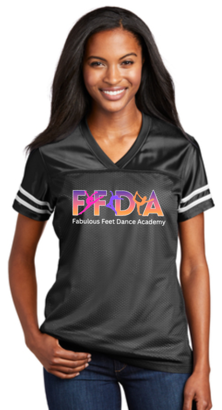 FFDA - Purple / Orange Gradient Black Jersey