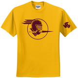 MC Fightin' Knights - Short Sleeve T Shirt (Burgundy, Gold, Grey or Black)