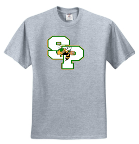 Green Hornets Travel Baseball - SP Short Sleeve T Shirt (Grey, White or Forest Green)