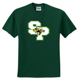 Green Hornets Travel Baseball - SP Short Sleeve T Shirt (Grey, White or Forest Green)